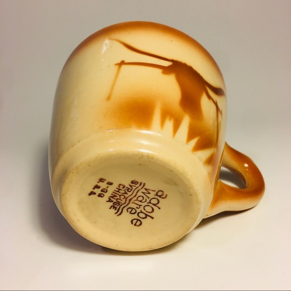 Vintage Syracuse China Adobe Ware Longhorn Tea Cup - Picture 2 of 3